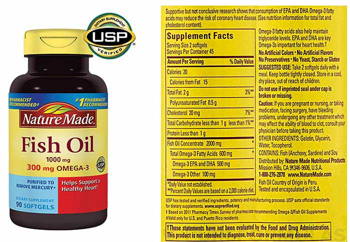 Fish Oil Dietary Supplement
